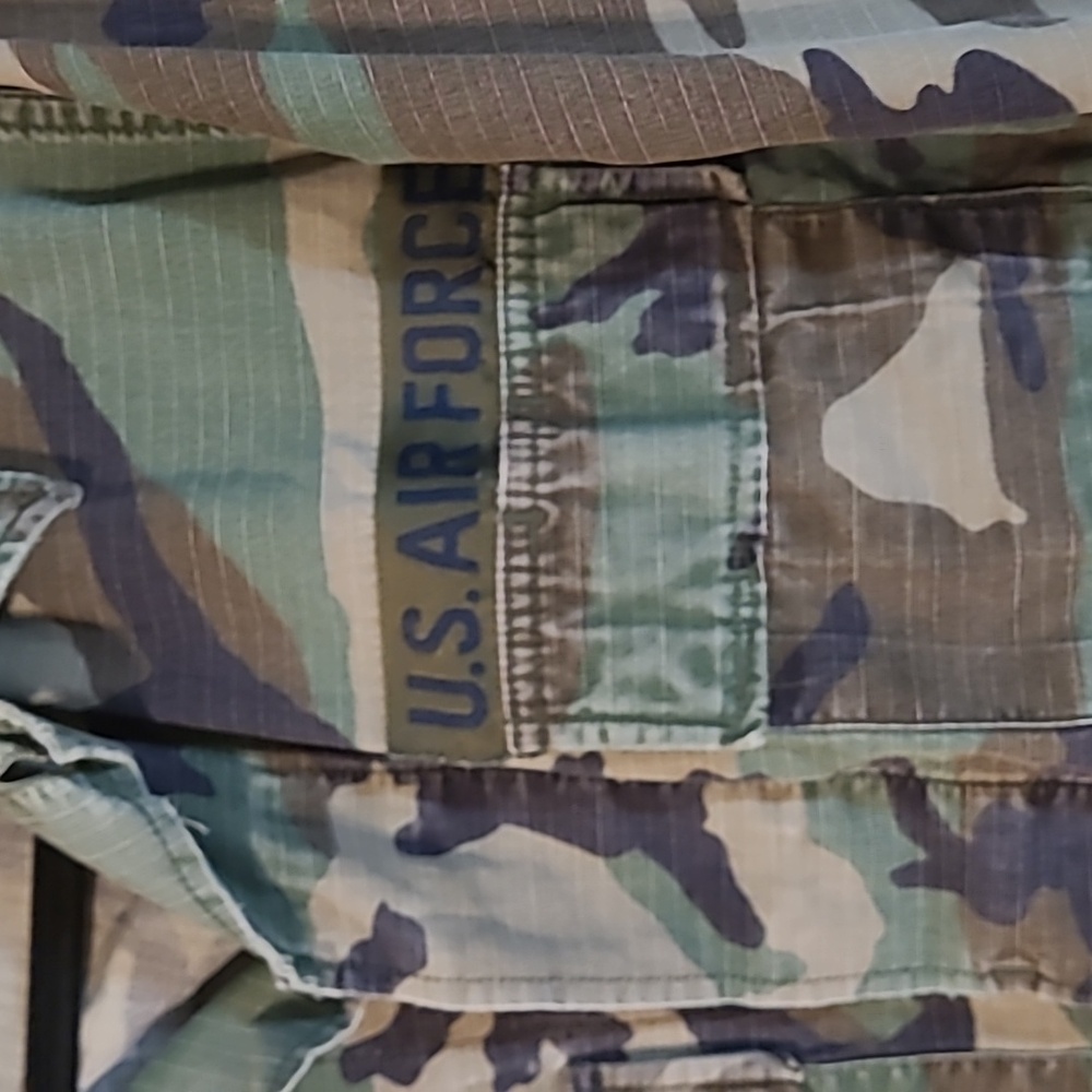 Adult Camouflage Military Jacket 'US Airforce' Size Small - Picture 2 of 7